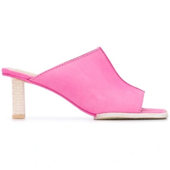 Jacquemus Carino Leather Nubuck Mules NIB - Picture 1 of 8